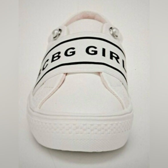 BCBGirls White and Pink Kids Sneakers - Picture 10 of 12